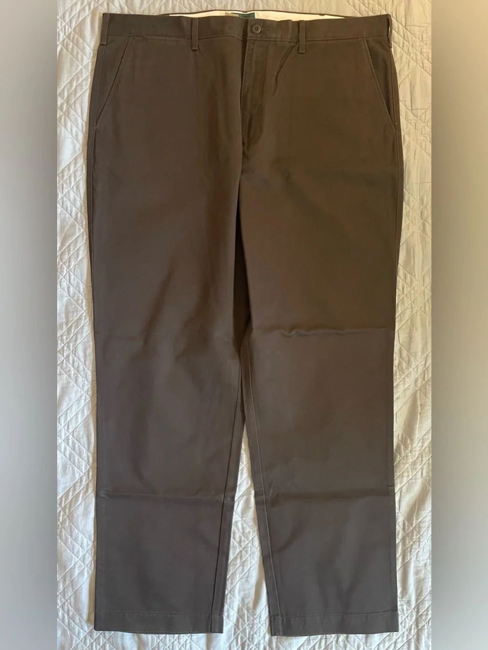 J. CREW Broken-in Straight chino pant in Dark Mahogany Size 38 NWD $98 CD466